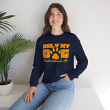 Dog Lover Crewneck Sweatshirt — "Only My Dog Understands Me" Paw Graphic