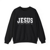 Jesus Crewneck Sweatshirt – "Jesus: The Way, The Truth, The Life" Christian Pullover