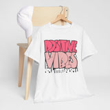 Positive Vibes Unisex Heavy Cotton Tee | Graphic Shirt for Casual Wear, Gift, Summer Styles, Affirmation Apparel