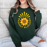 Radiant Blossoms Crewneck Sweatshirt