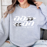 No Excuses On The Grind Crewneck Sweatshirt | Motivational Gym Pullover | Unisex Gildan 18000 Streetwear | Hustle Graphic