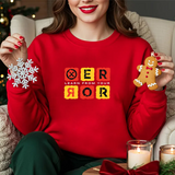 Crewneck Sweatshirt - "Learn From Your Error" Graphic