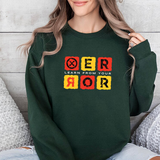 Crewneck Sweatshirt - "Learn From Your Error" Graphic