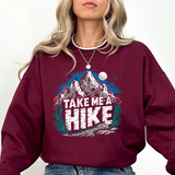 Take Me A Hike Sweatshirt – Mountain Hiking Crewneck for Outdoor Lovers