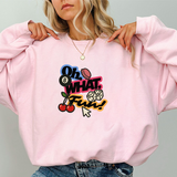 Oh What Fun! Graphic Crewneck Sweatshirt — Retro Casino & Game Night Design