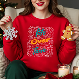 Me Over Them Crewneck Sweatshirt — Bold Retro Graphic Pullover