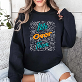 Me Over Them Crewneck Sweatshirt — Bold Retro Graphic Pullover