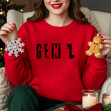 Gen Z Graphic Sweatshirt — Distressed Urban Crewneck