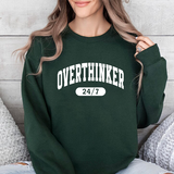 Sweatshirt — Overthinker 24/7 Graphic Crewneck