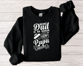 Crewneck Sweatshirt with Minimal Hand Illustration β Subtle Vintage Palm Graphic