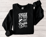 Crewneck Sweatshirt with Minimal Hand Illustration — Subtle Vintage Palm Graphic