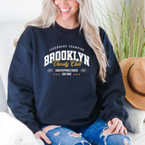 Brooklyn Varsity Club Crewneck Sweatshirt — Retro Athletic Pullover