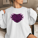 Burning Love Flame Crewneck Sweatshirt