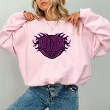 Burning Love Flame Crewneck Sweatshirt