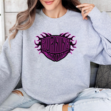 Burning Love Flame Crewneck Sweatshirt