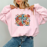 Faith Floral Crewneck Sweatshirt