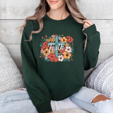 Faith Floral Crewneck Sweatshirt