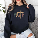 Faith Cross Crewneck Sweatshirt