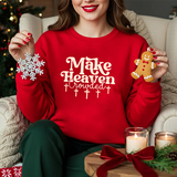Make Heaven Crowded Sweatshirt — Christian Faith Crewneck
