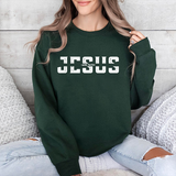 Jesus Crewneck Sweatshirt — Vintage Distressed Faith Pullover