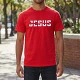 Jesus Camouflage T‑Shirt — Bold Faith Graphic Tee