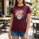 Jesus Loves Me This I Know Floral Tee