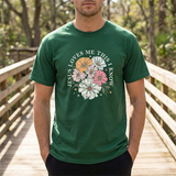 Jesus Loves Me This I Know Floral Tee