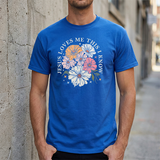 Jesus Loves Me This I Know Floral Tee