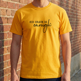 Christian Tee — "His Grace Is Enough" Inspirational Faith T‑Shirt