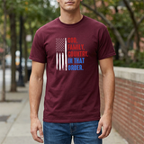 God, Family, Country T-Shirt — Patriotic American Flag Tee