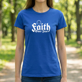 Faith Over Fear TβShirt β Bold Gothic Christian Tee