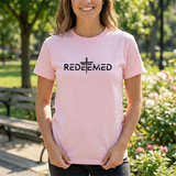 Redeemed Cross T-Shirt — Christian Faith Tee