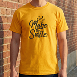Make Me Smile T-Shirt — Inspirational Typographic Tee