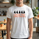 I Raise Tiny Dinosaurs T-Shirt — Cute Mom/Dad Parenting Tee