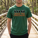 I Raise Tiny Dinosaurs T-Shirt — Cute Mom/Dad Parenting Tee