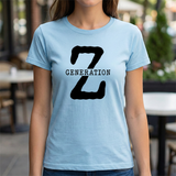 Generation Z T-Shirt — Bold 'Z' Graphic Tee