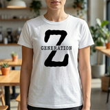 Generation Z T-Shirt — Bold 'Z' Graphic Tee