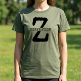 Generation Z T-Shirt — Bold 'Z' Graphic Tee
