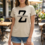 Generation Z T-Shirt — Bold 'Z' Graphic Tee