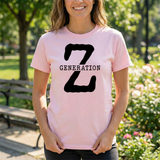 Generation Z T-Shirt — Bold 'Z' Graphic Tee