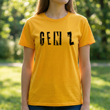 Gen Z Distressed Tee — Vintage-Style Graphic T-Shirt for Young Trendsetters