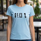 Gen Z Distressed Tee — Vintage-Style Graphic T-Shirt for Young Trendsetters