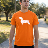 Dachshund Floral Silhouette Tee