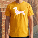 Dachshund Floral Silhouette Tee
