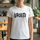 Wicked Witch Graphic Tee - 'Wicked' Gothic Logo T-Shirt