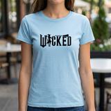Wicked Witch Graphic Tee - 'Wicked' Gothic Logo T-Shirt