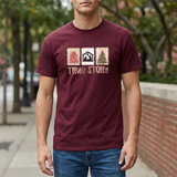True Story Christmas Tee - Nativity & Festive Trees Holiday T-Shirt