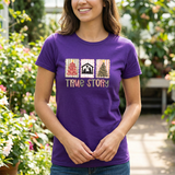 True Story Christmas Tee - Nativity & Festive Trees Holiday T-Shirt