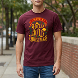 Holly Jolly Christmas Tee - Festive Holiday Graphic T-Shirt