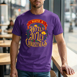 Holly Jolly Christmas Tee - Festive Holiday Graphic T-Shirt